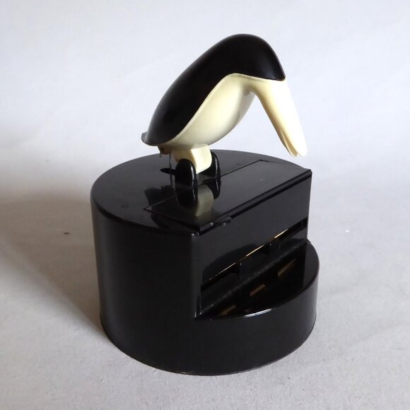VINTAGE MID CENTURY WOODPECKER TOOTHPICK HOLDER DISPENSER (PRE-OWNED) - Picture 1 of 10